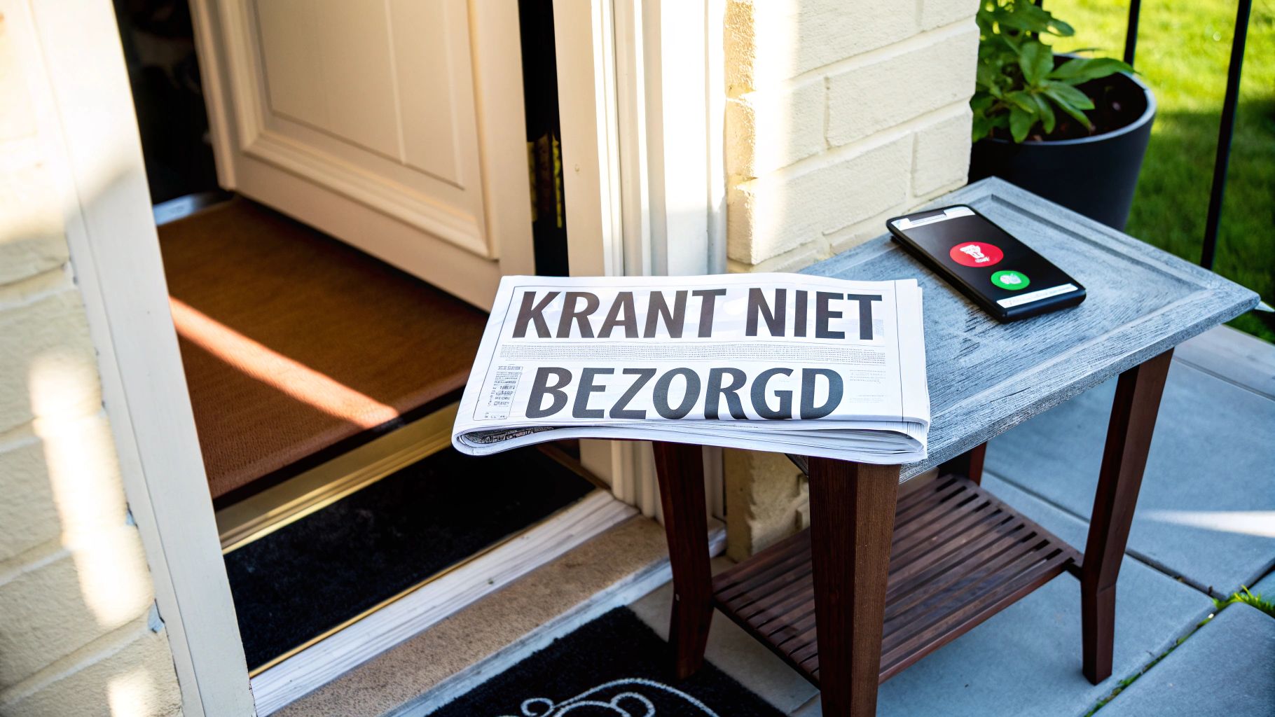 AD krant niet bezorgd? Bel direct 035-2046666