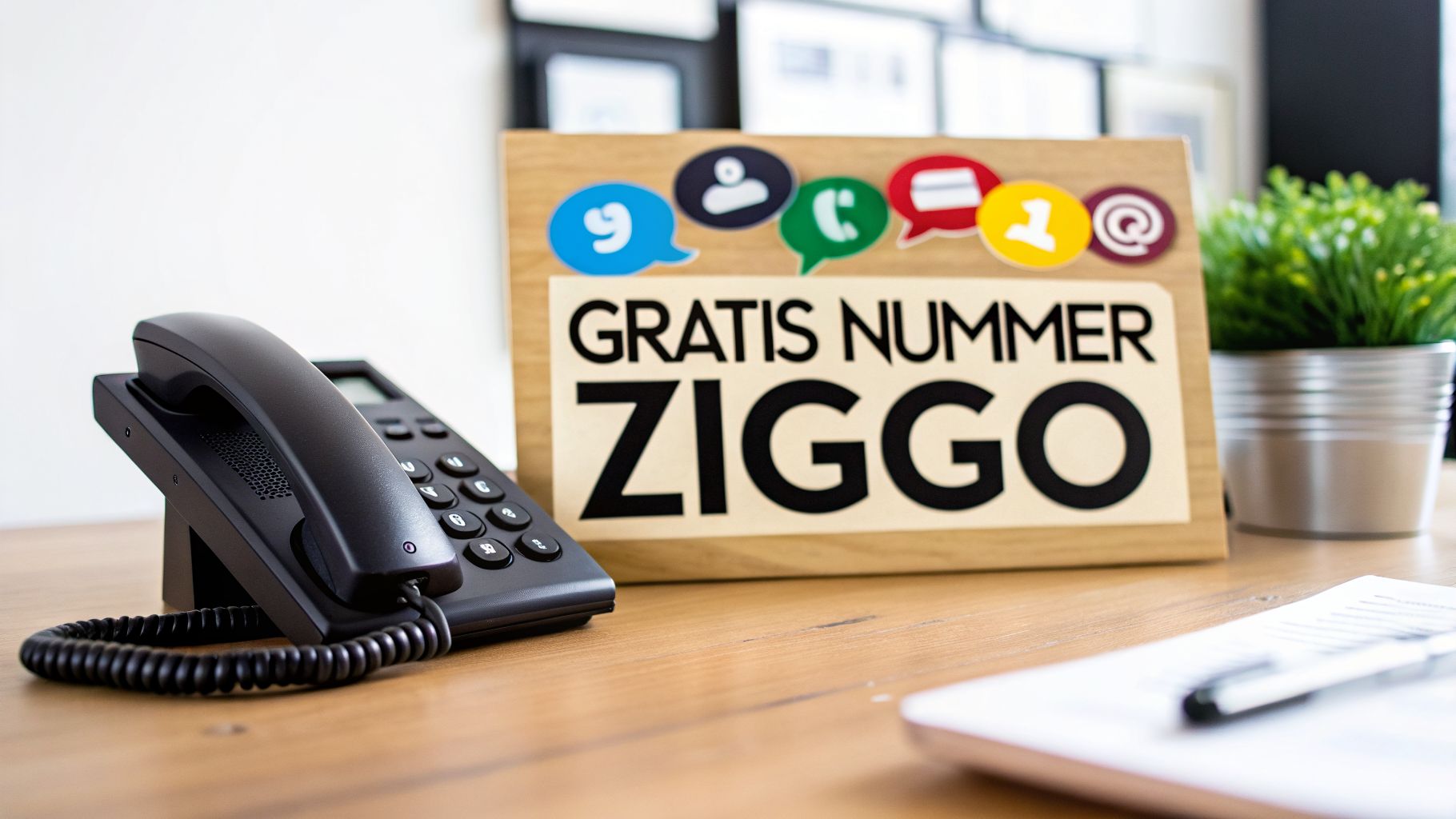 Zo vind je het gratis nummer van Ziggo voor de klantenservice