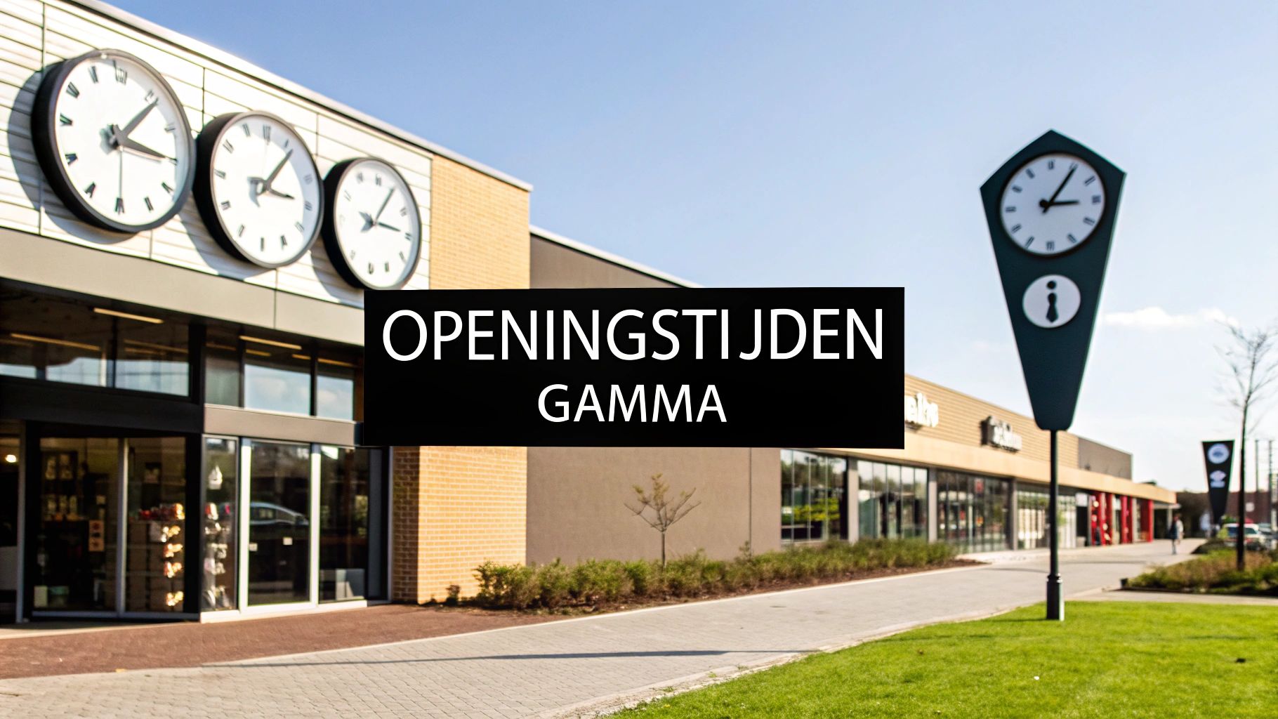 Actuele GAMMA openingstijden Groningen voor Peizerweg en Sontplein