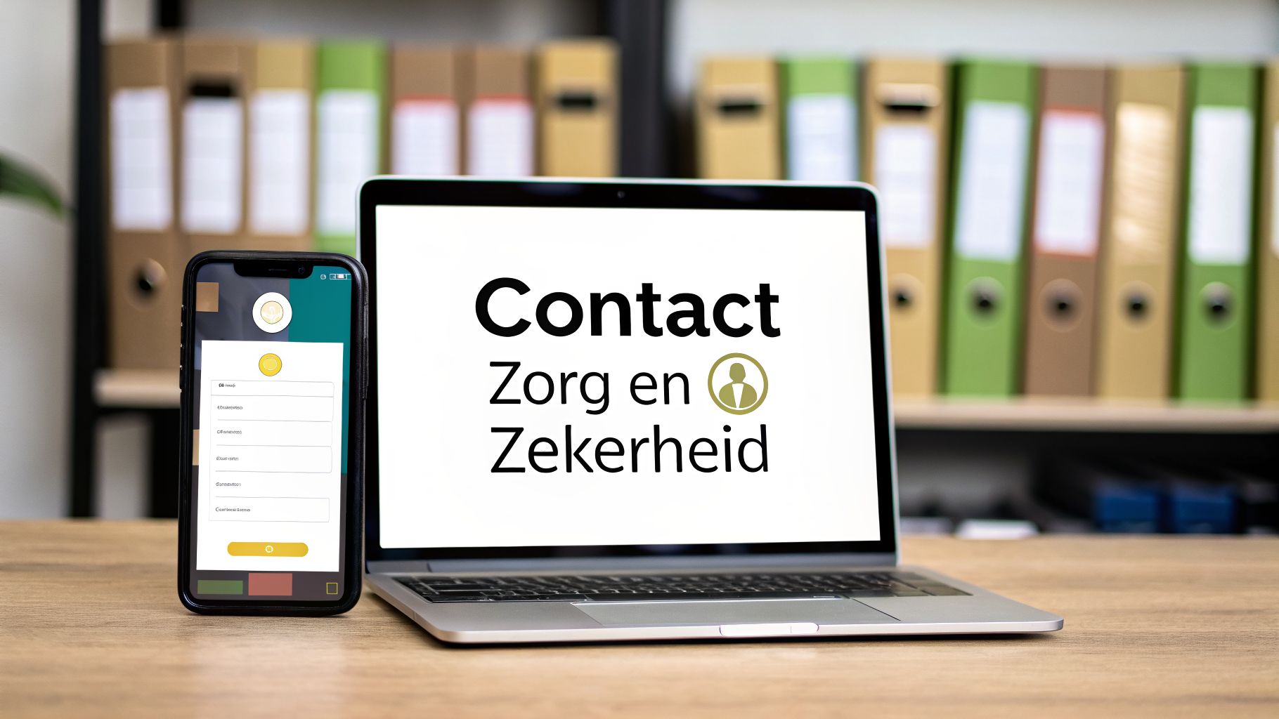 Afbeelding Zorg en Zekerheid contact: Bel 035-2046666