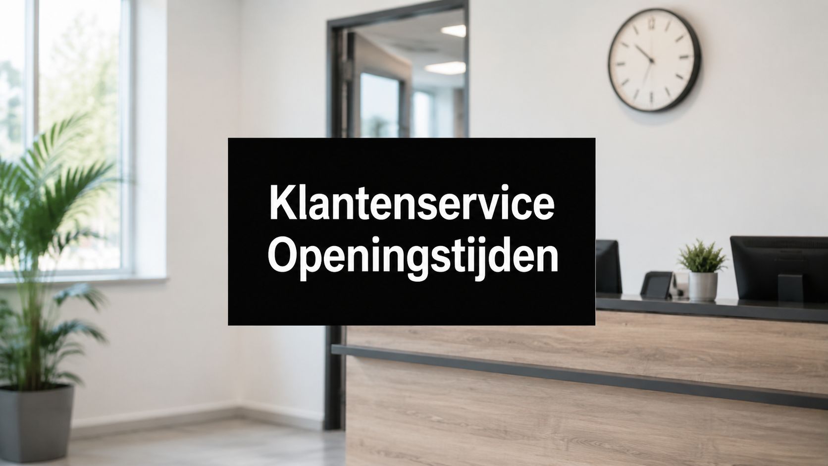 Klantenservice openingstijden per sector en bedrijf